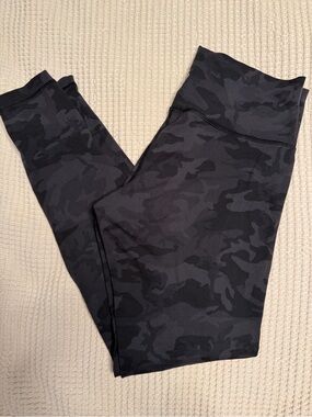 Lululemon Wunder Under Hi-Rise Tight *28" sz 10 Incognito Camo Multi Grey